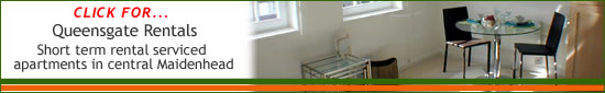 Queensgate Rentals for serviced apartments in Maidenhead