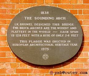 The bridge plaque